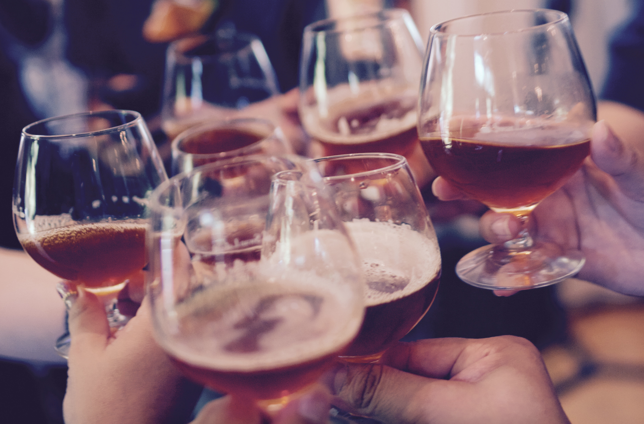 A toast with beer